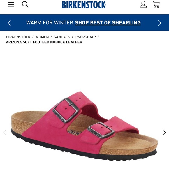 Birkenstock | Hot Pink Soft Footbed 37Narrow - Picture 6 of 6